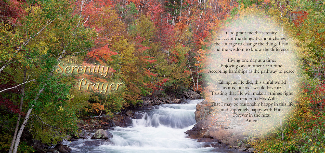 068 Serenity Prayer(water falls)